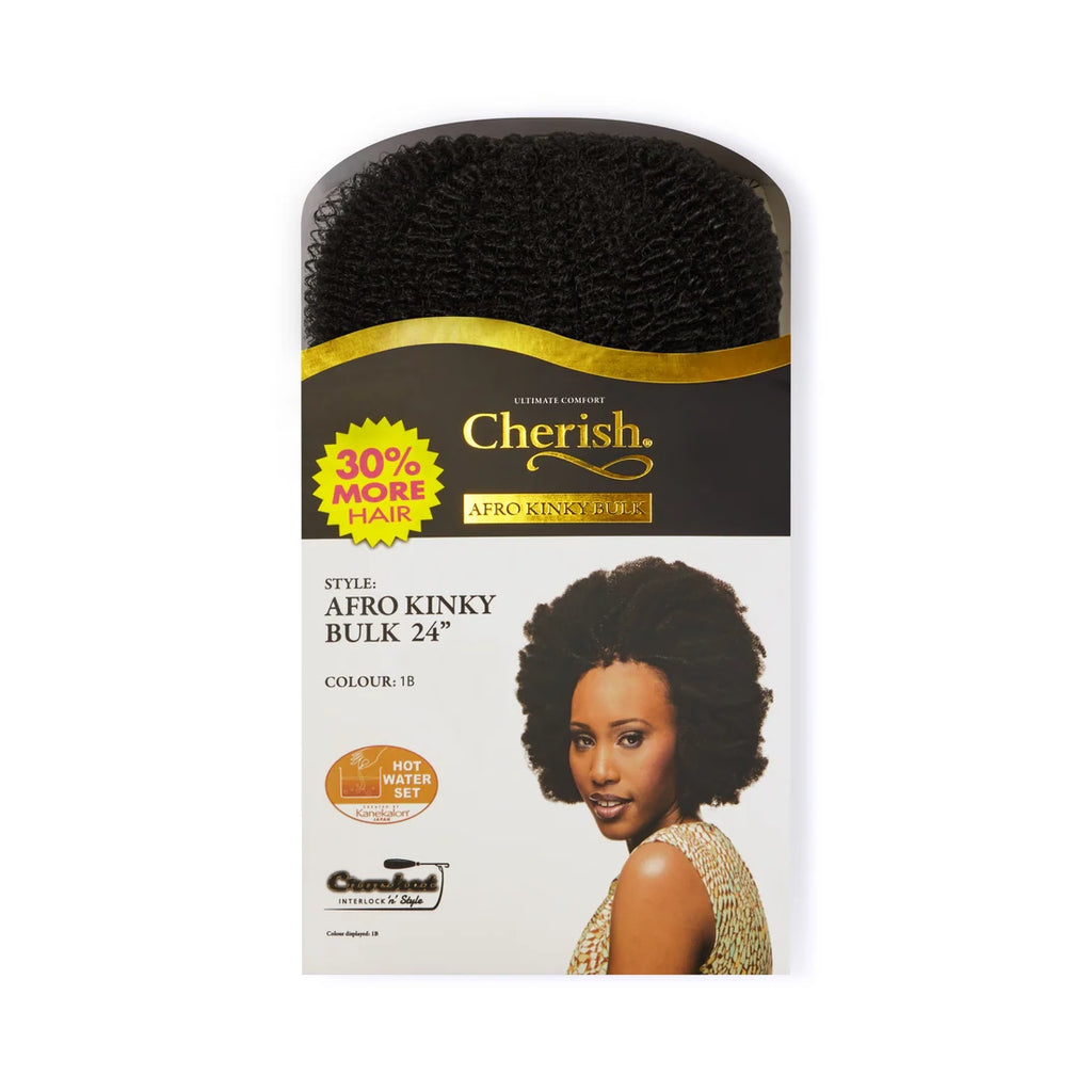 Cherish CB Afro Kinky Bulk 24"