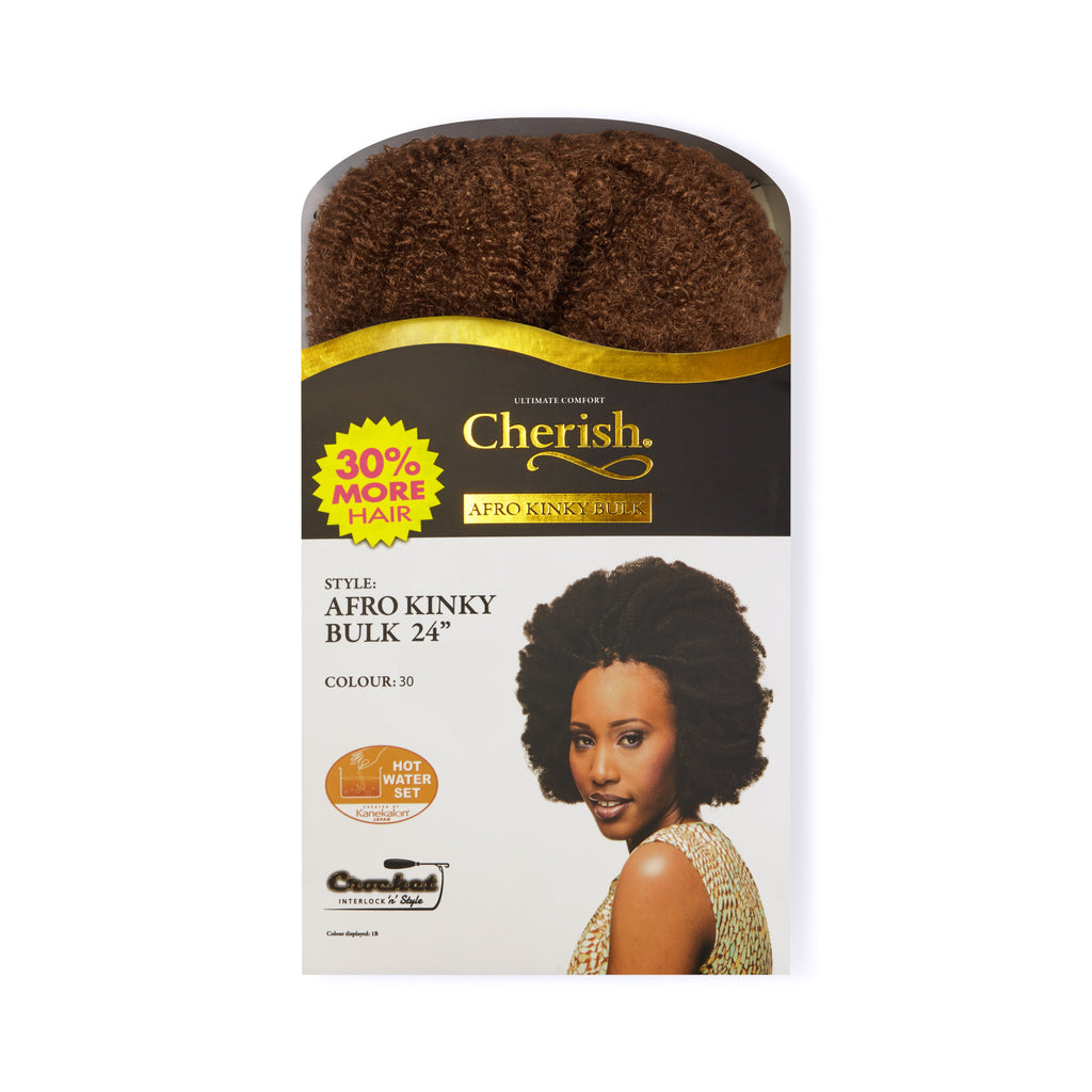 Cherish CB Afro Kinky Bulk 24"