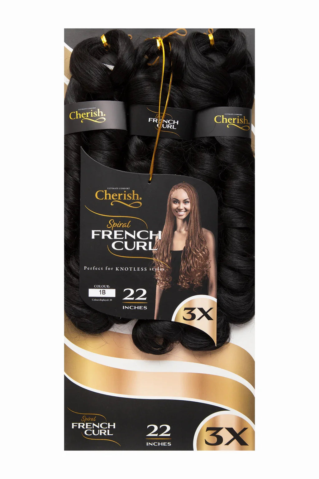 Cherish CB 3X PS French Curl 22"
