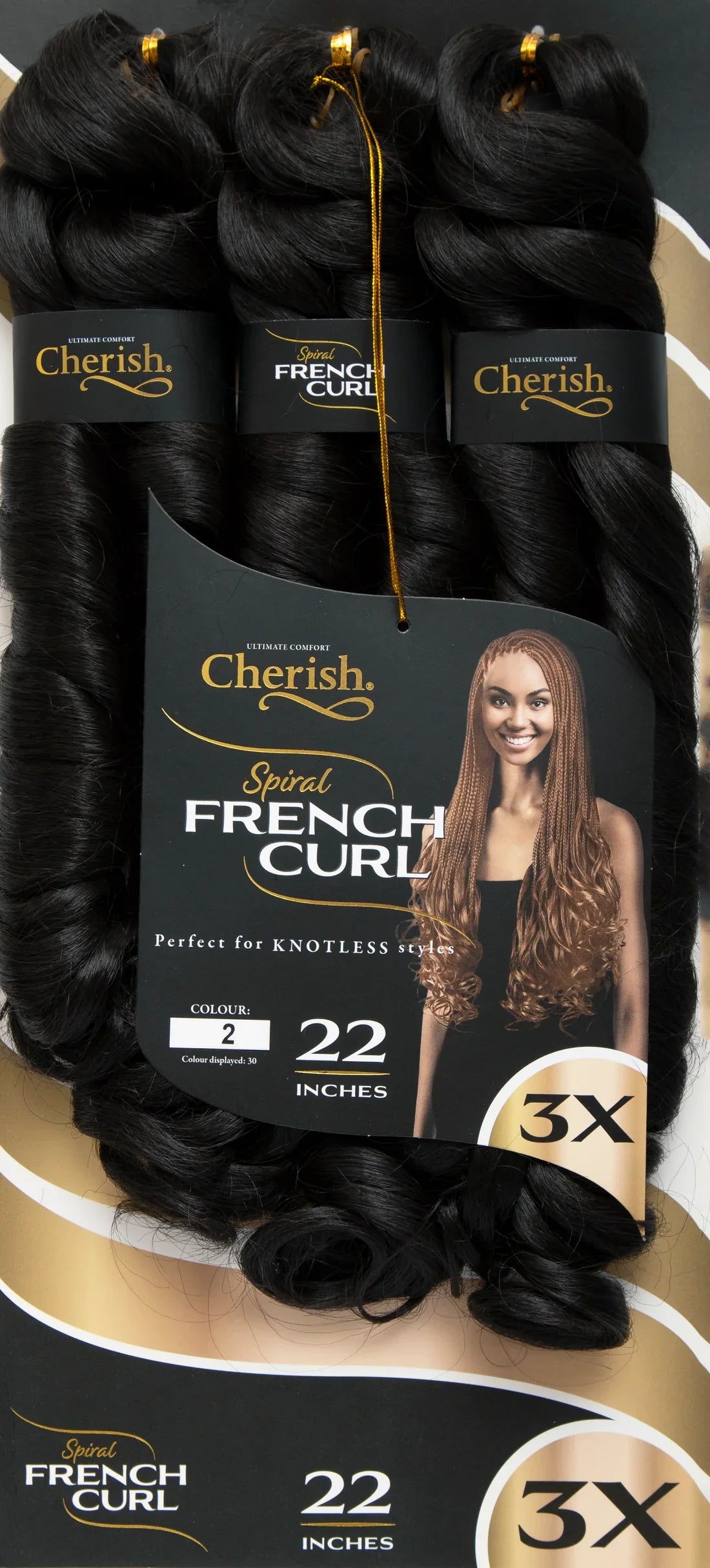 Cherish CB 3X PS French Curl 22"