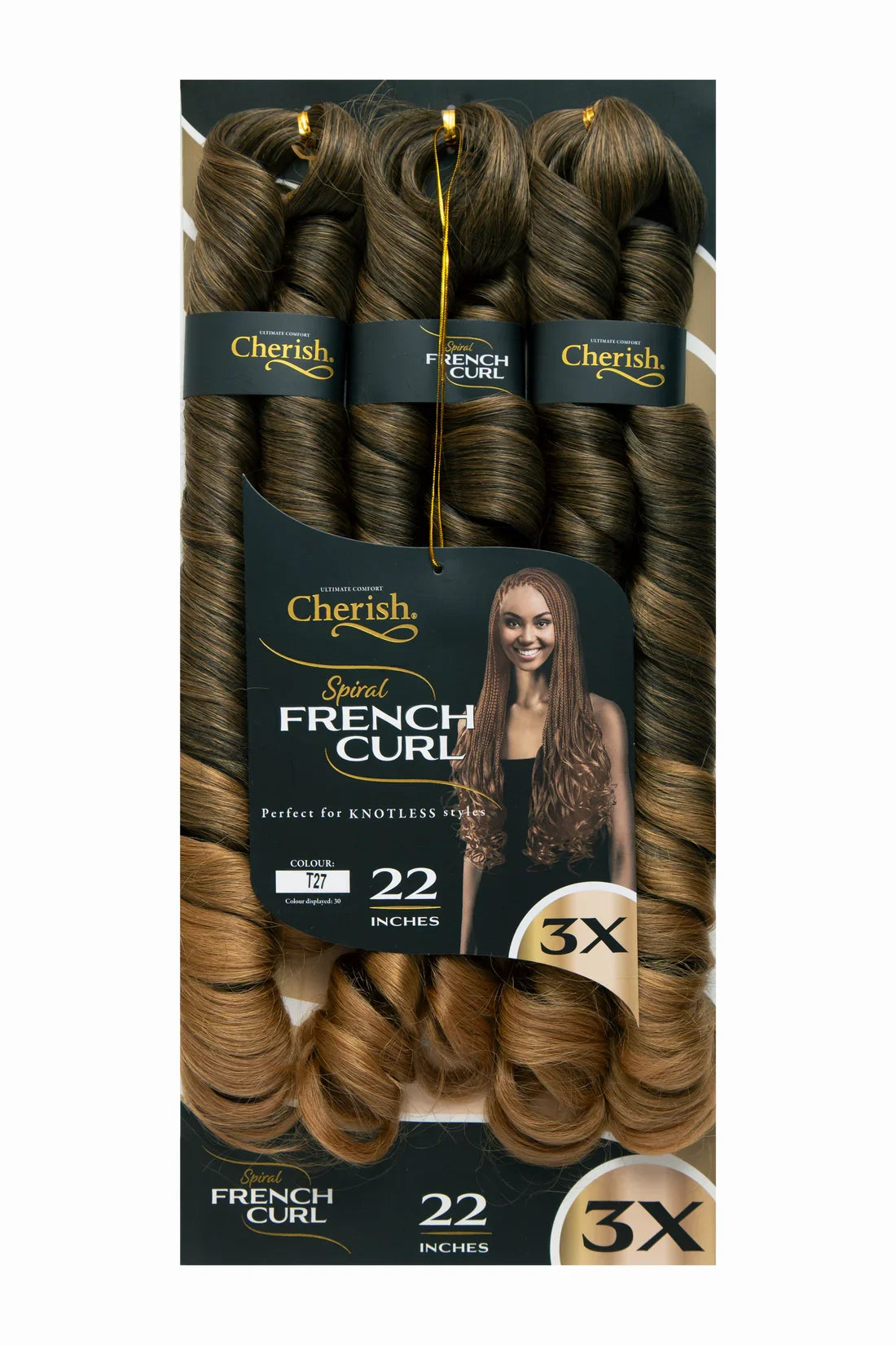 Cherish CB 3X PS French Curl 22"