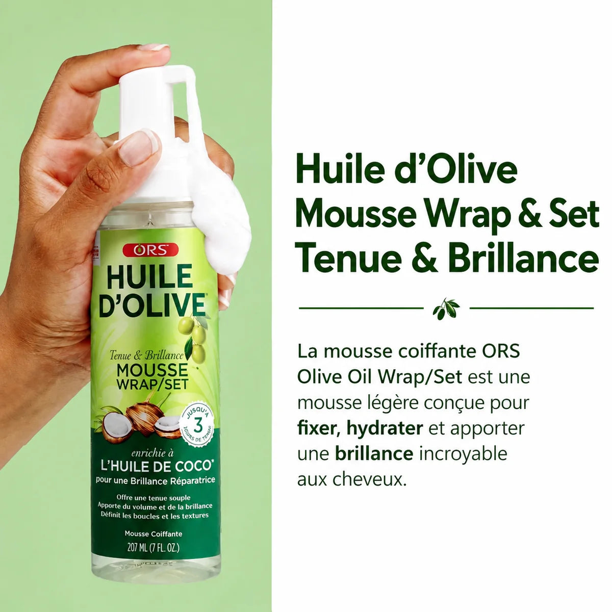 ORS Olive oil wrap set mousse 7oz