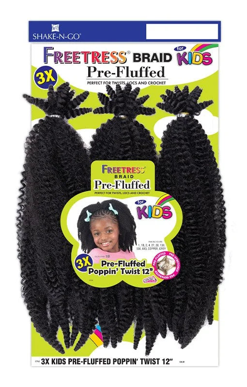 Doja 3X Kids Prefluffed Poppin Twist 12"