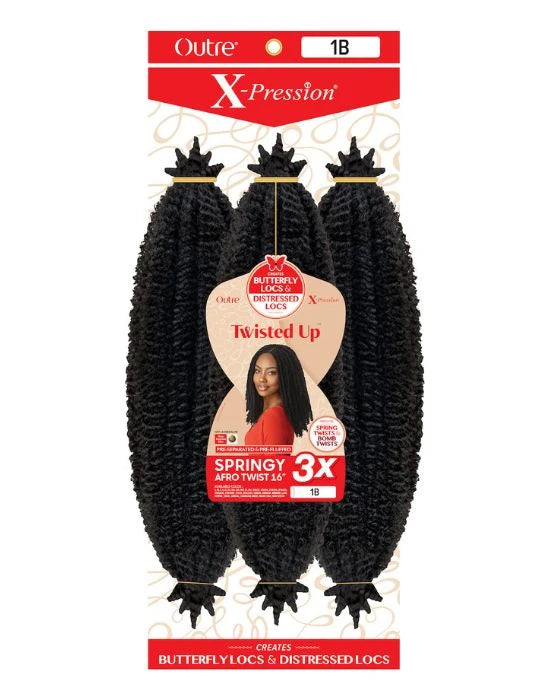 Outre X-Pression Twisted Up - Springy Afro Twist 16" 3X
