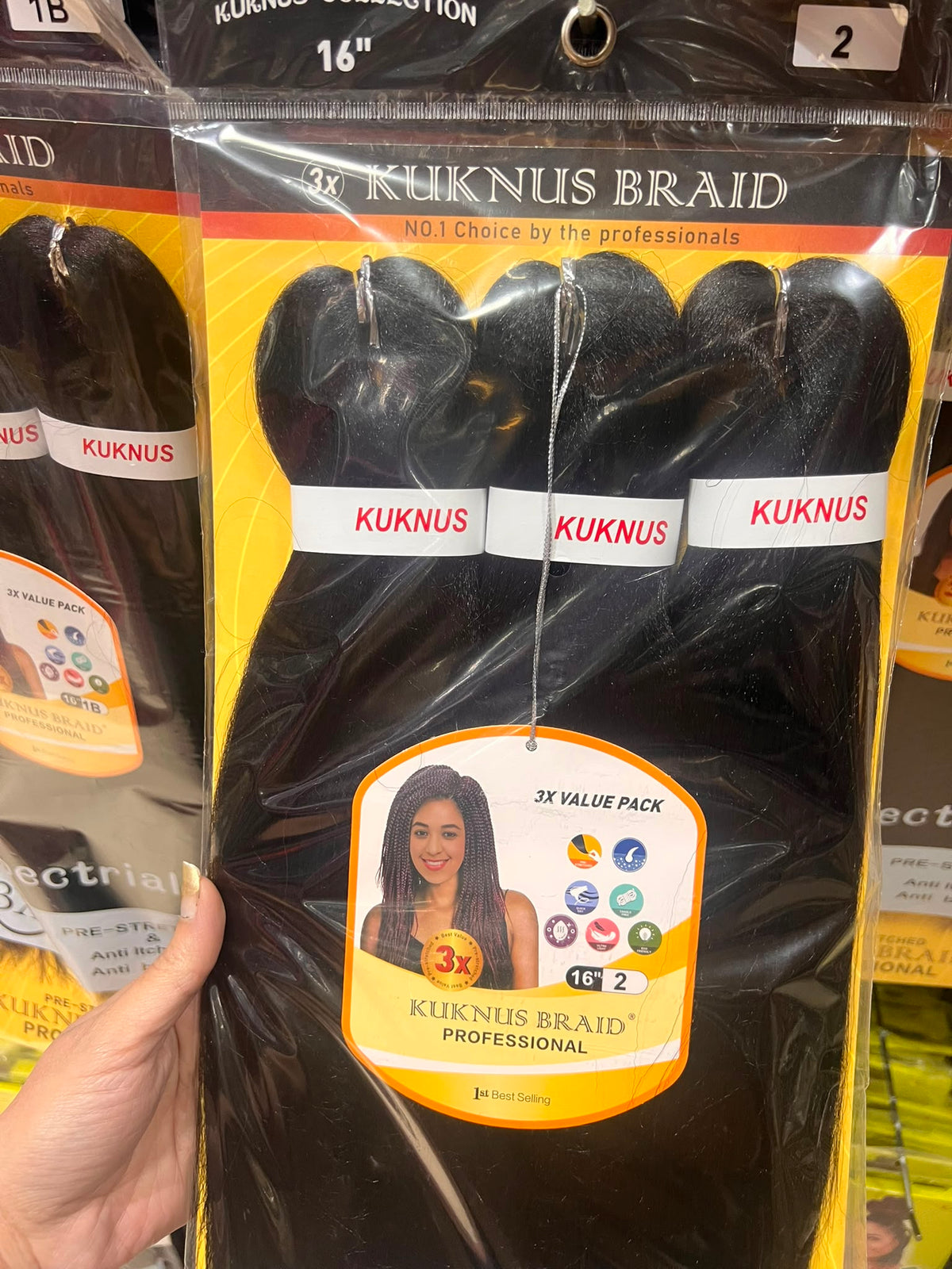 Kuknus 3x Prestretch Braid 16"