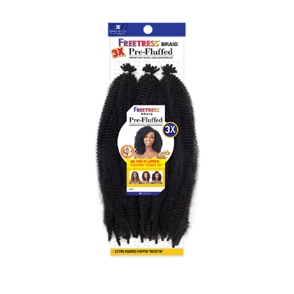 Doja 3X Prefluffed Poppin Twist 16"
