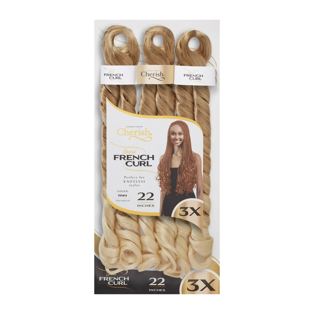 Cherish CB 3X PS French Curl 22"